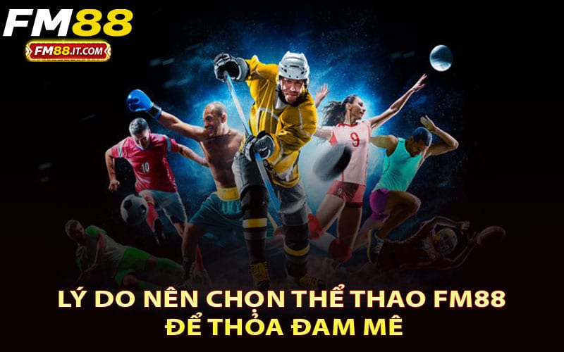 Lý do nên chọn thể thao FM88 để thỏa đam mê
